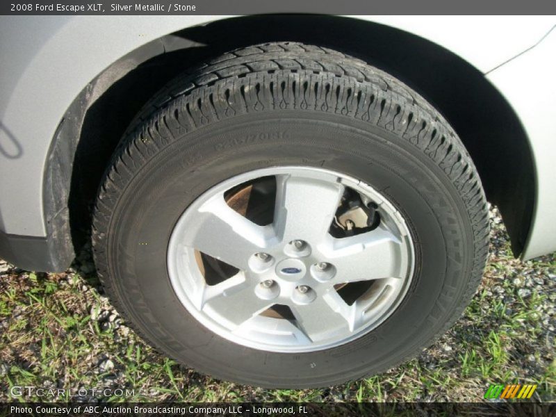 Silver Metallic / Stone 2008 Ford Escape XLT