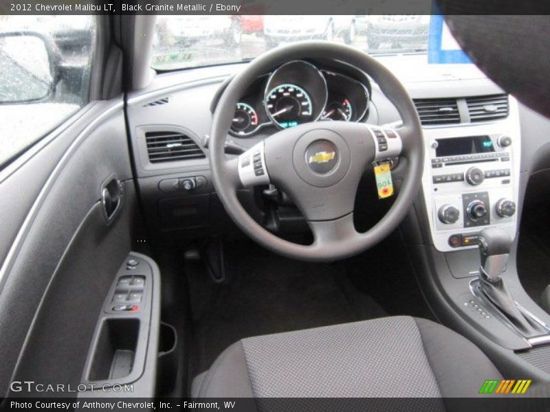 Black Granite Metallic / Ebony 2012 Chevrolet Malibu LT
