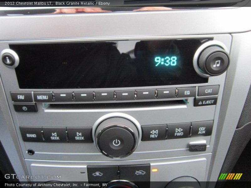 Black Granite Metallic / Ebony 2012 Chevrolet Malibu LT