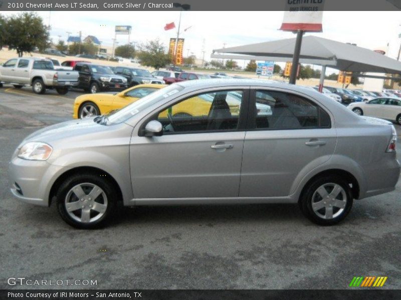 Cosmic Silver / Charcoal 2010 Chevrolet Aveo LT Sedan