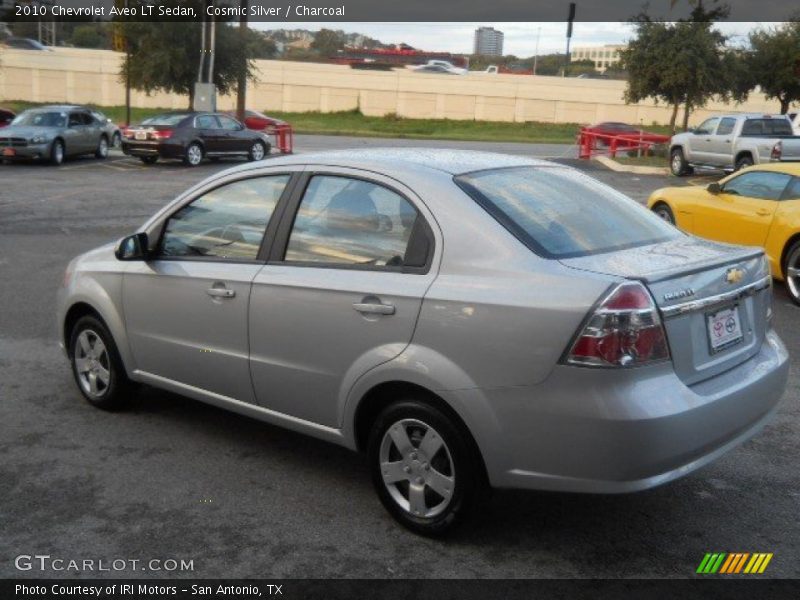 Cosmic Silver / Charcoal 2010 Chevrolet Aveo LT Sedan