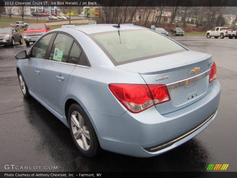 Ice Blue Metallic / Jet Black 2012 Chevrolet Cruze LT
