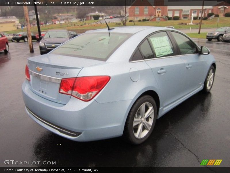 Ice Blue Metallic / Jet Black 2012 Chevrolet Cruze LT