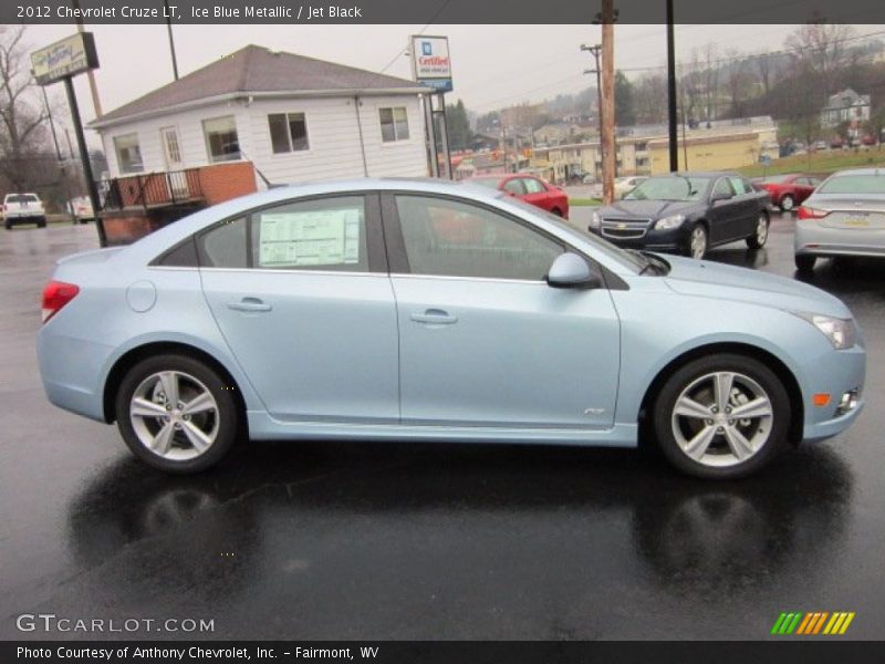 Ice Blue Metallic / Jet Black 2012 Chevrolet Cruze LT