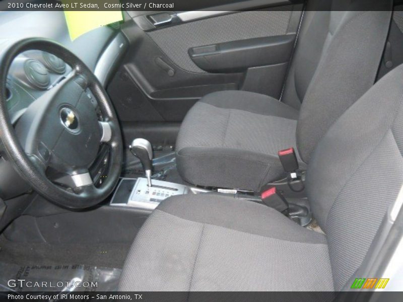 Cosmic Silver / Charcoal 2010 Chevrolet Aveo LT Sedan