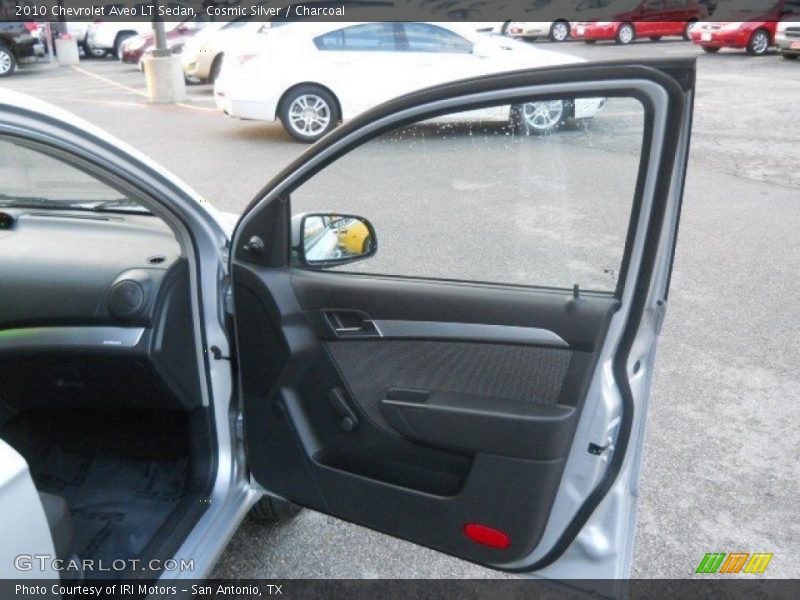 Cosmic Silver / Charcoal 2010 Chevrolet Aveo LT Sedan