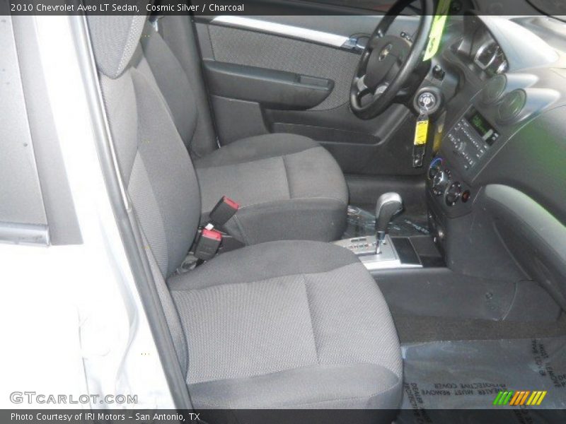 Cosmic Silver / Charcoal 2010 Chevrolet Aveo LT Sedan