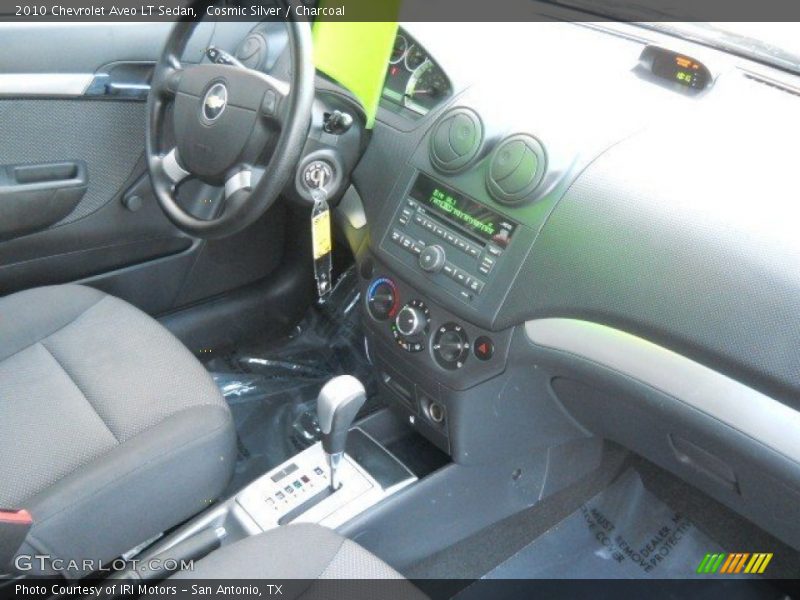 Cosmic Silver / Charcoal 2010 Chevrolet Aveo LT Sedan