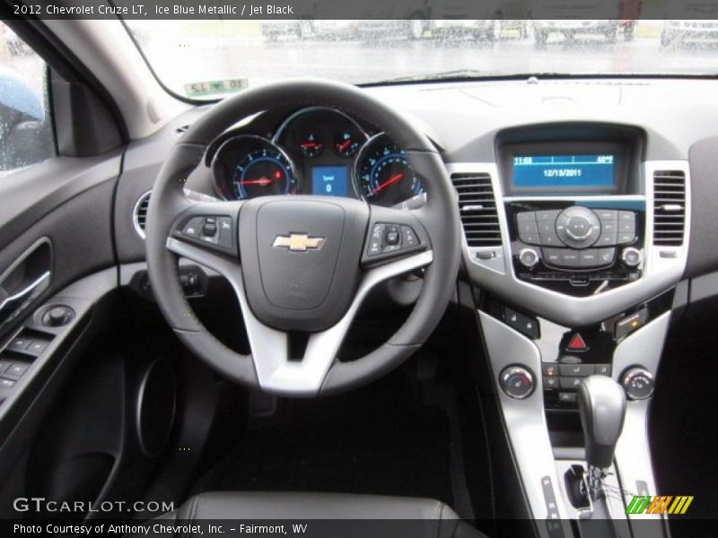 Ice Blue Metallic / Jet Black 2012 Chevrolet Cruze LT