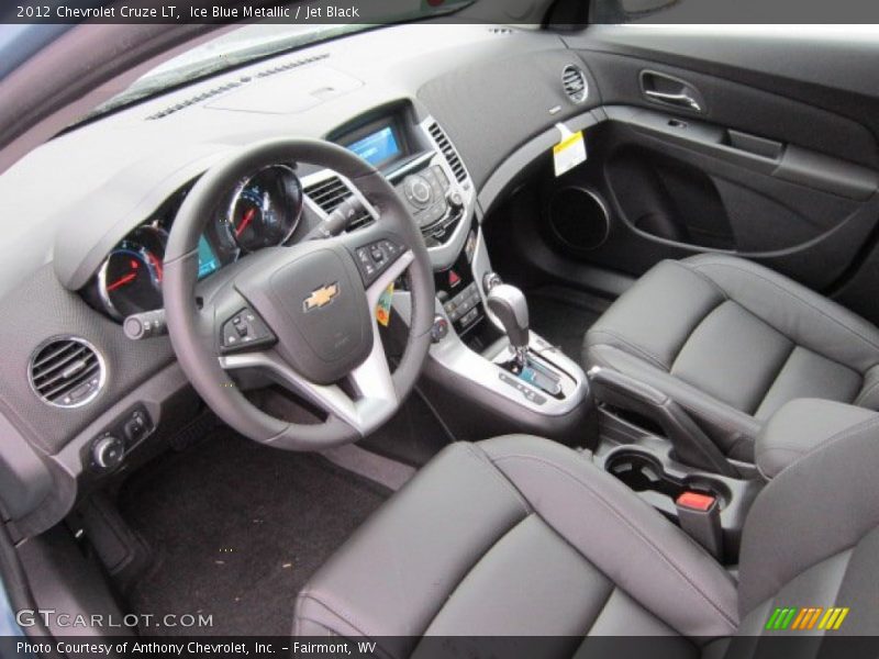 Ice Blue Metallic / Jet Black 2012 Chevrolet Cruze LT