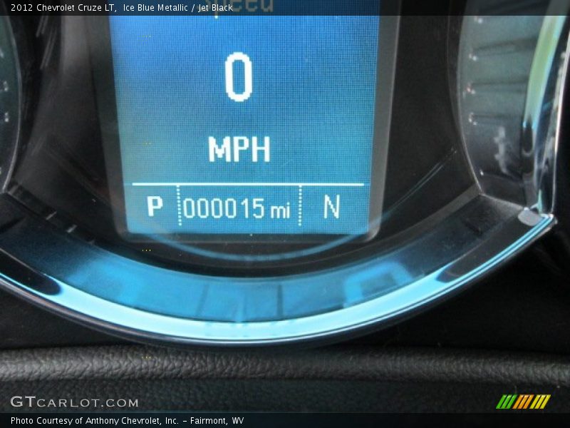 Ice Blue Metallic / Jet Black 2012 Chevrolet Cruze LT