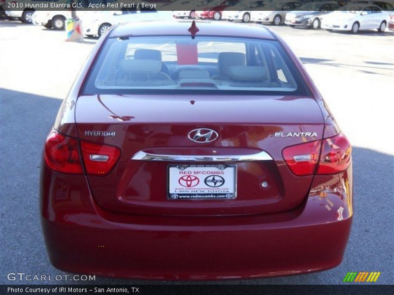 Apple Red Pearl / Beige 2010 Hyundai Elantra GLS