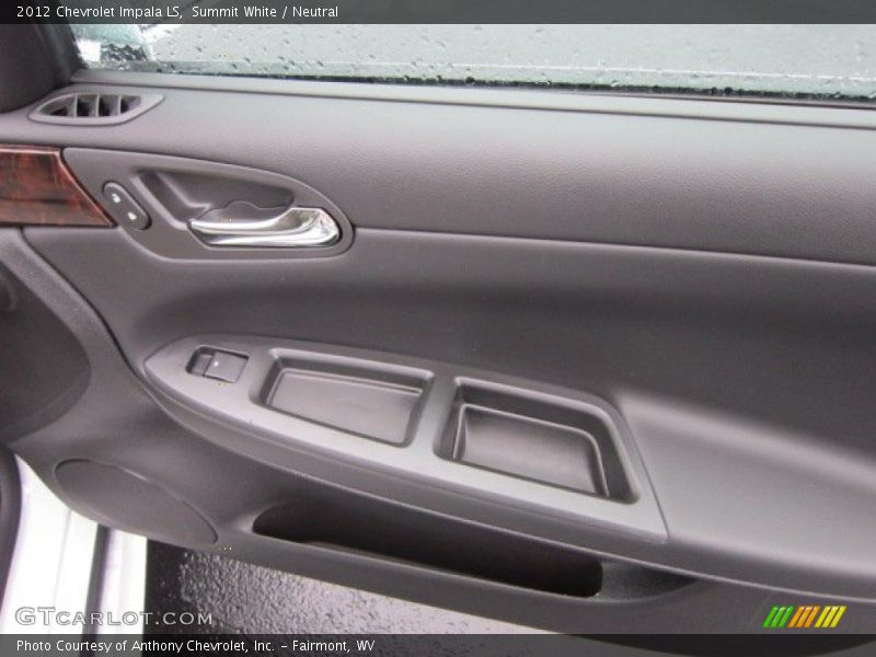 Summit White / Neutral 2012 Chevrolet Impala LS