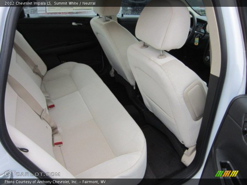 Summit White / Neutral 2012 Chevrolet Impala LS