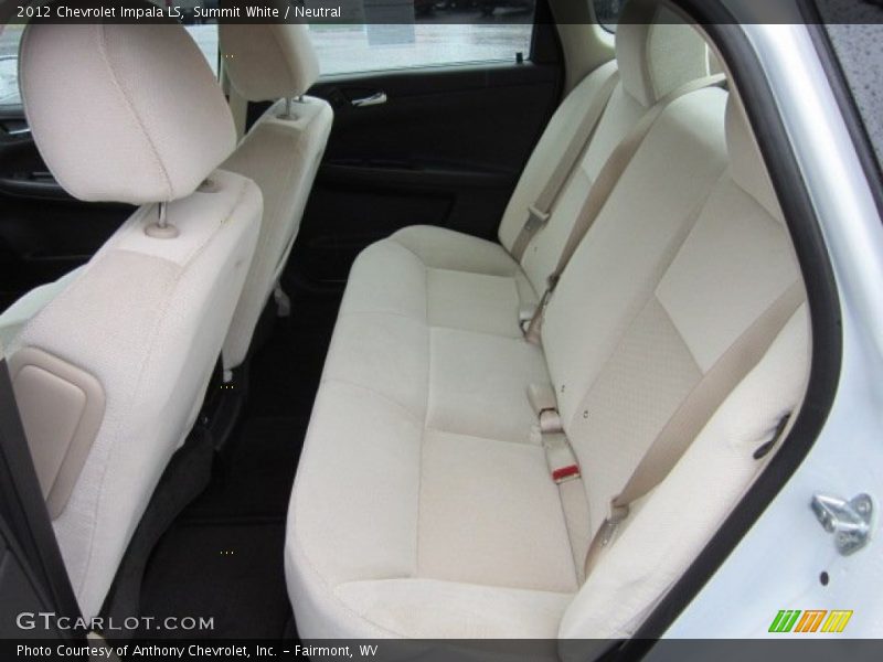 Summit White / Neutral 2012 Chevrolet Impala LS