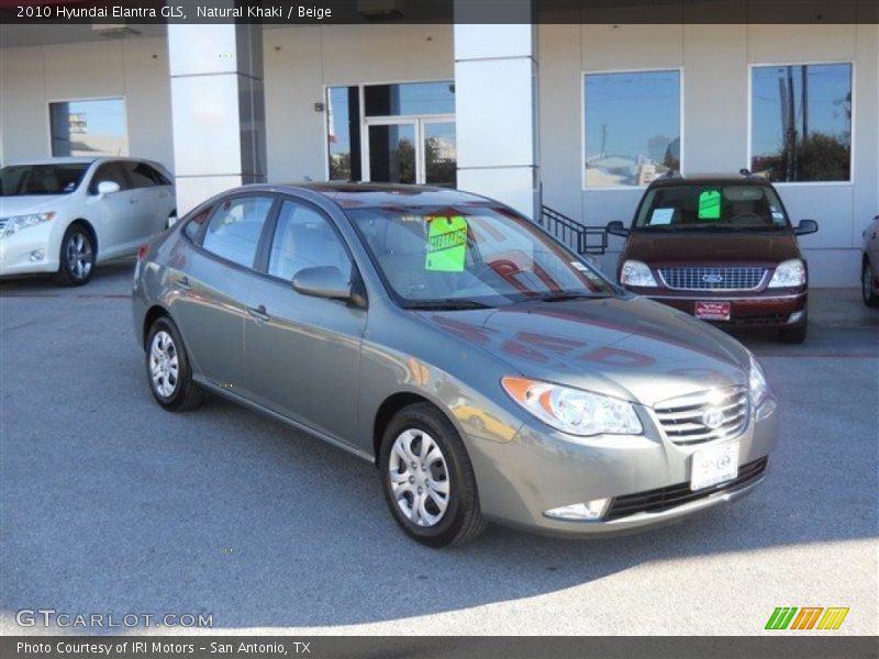 Natural Khaki / Beige 2010 Hyundai Elantra GLS
