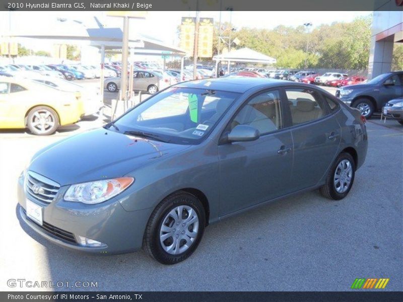 Natural Khaki / Beige 2010 Hyundai Elantra GLS