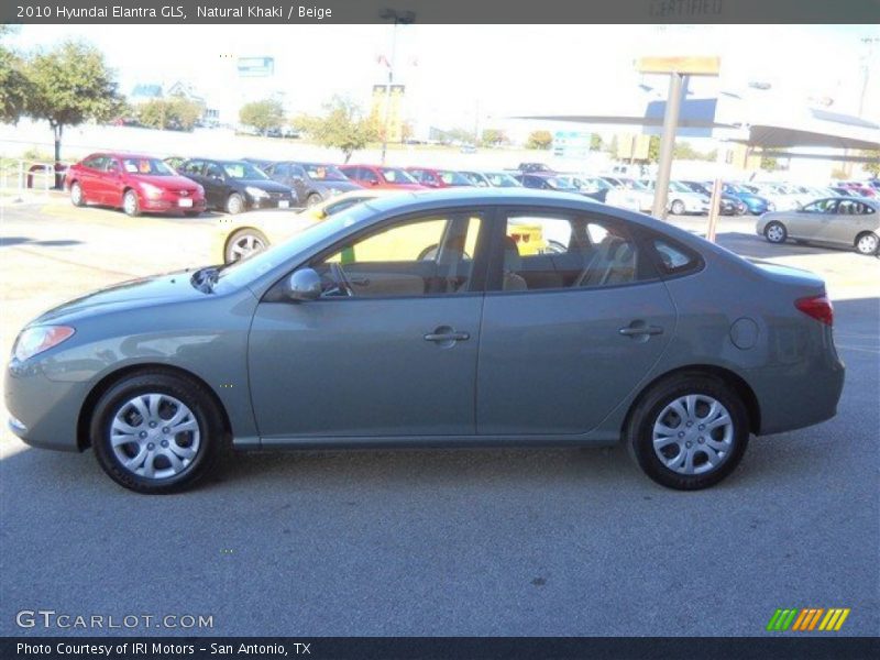 Natural Khaki / Beige 2010 Hyundai Elantra GLS