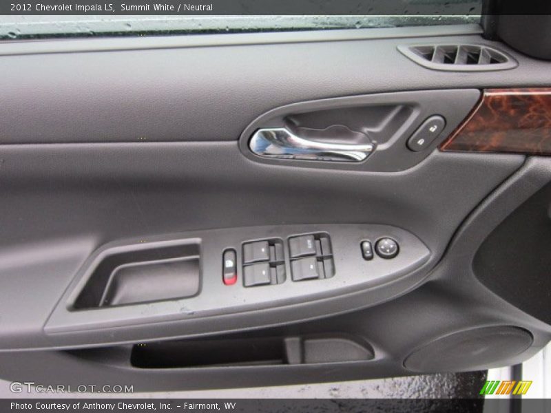 Summit White / Neutral 2012 Chevrolet Impala LS