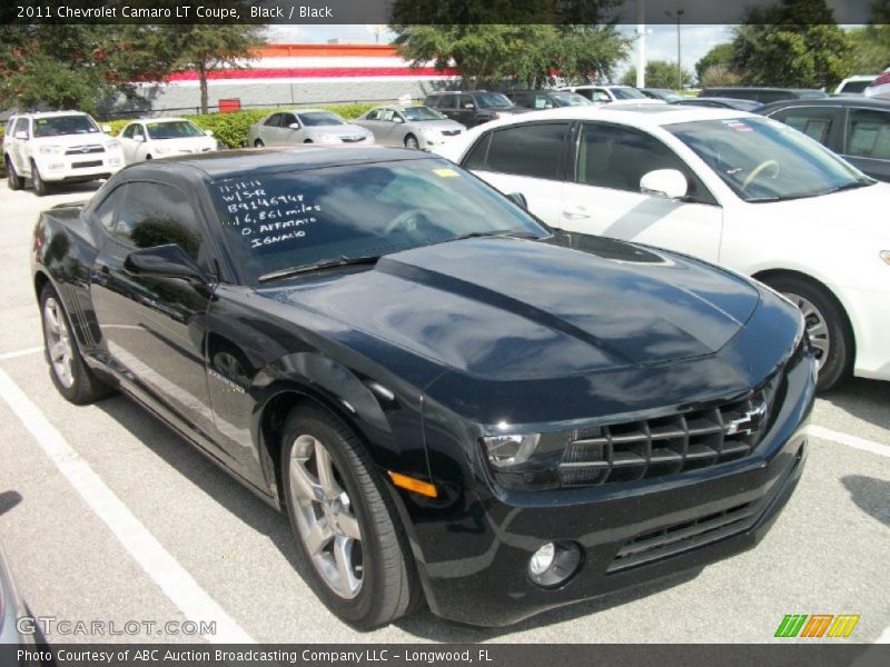 Black / Black 2011 Chevrolet Camaro LT Coupe