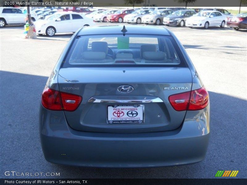 Natural Khaki / Beige 2010 Hyundai Elantra GLS