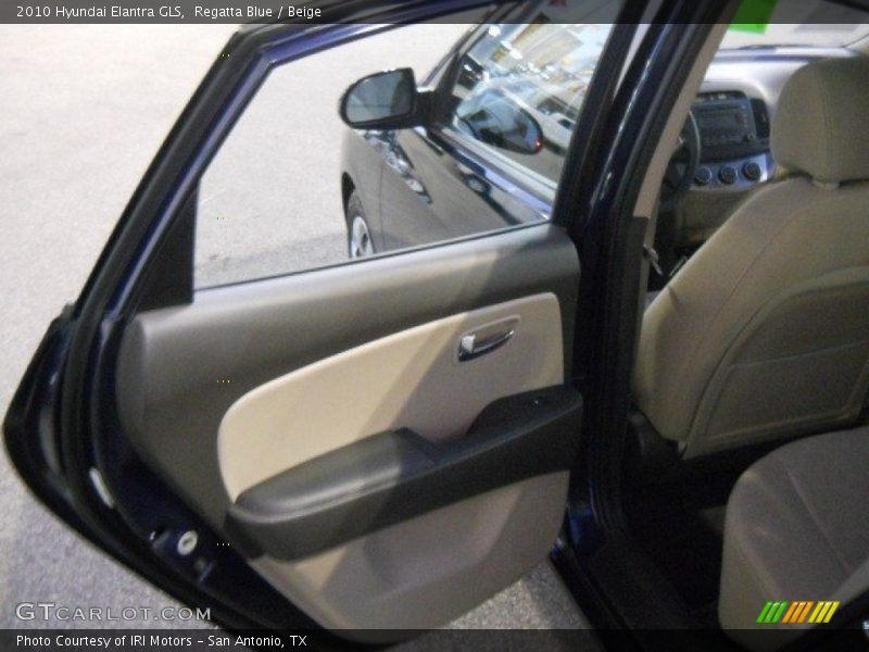 Regatta Blue / Beige 2010 Hyundai Elantra GLS