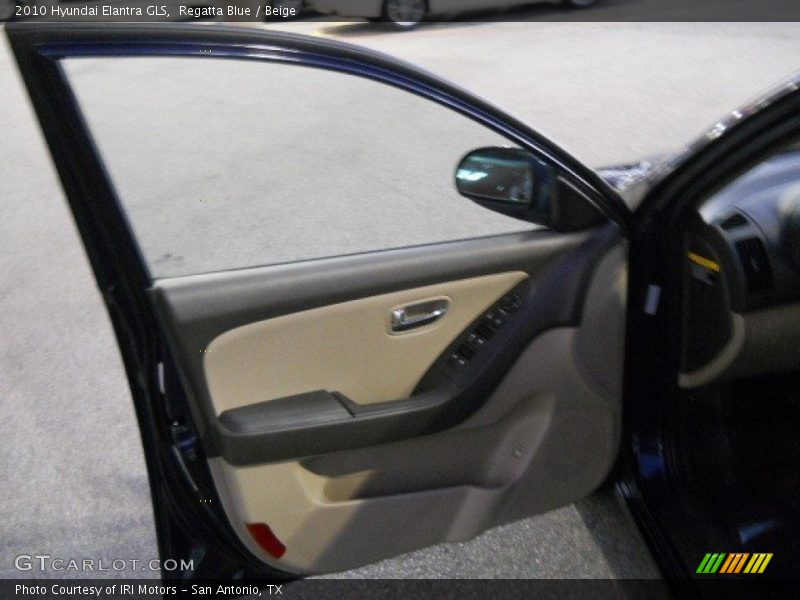 Regatta Blue / Beige 2010 Hyundai Elantra GLS