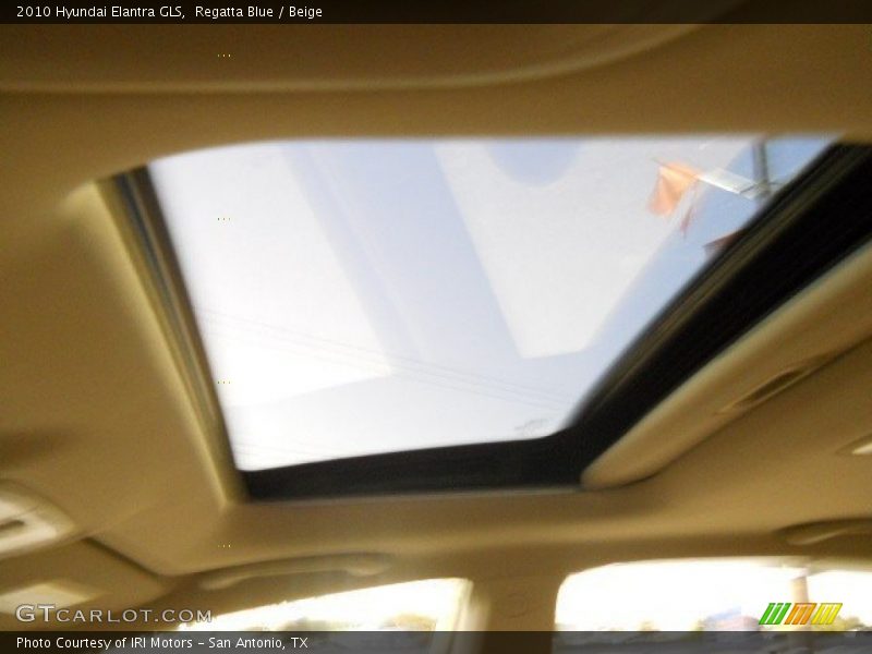 Regatta Blue / Beige 2010 Hyundai Elantra GLS