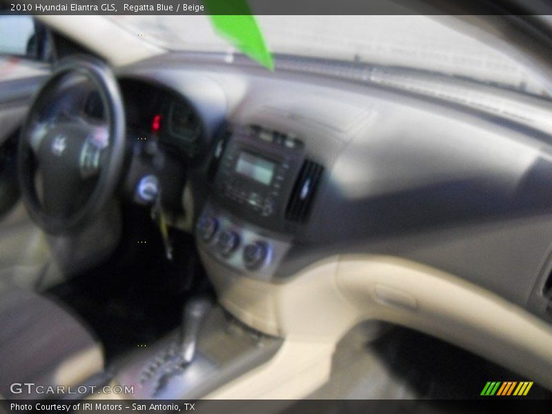 Regatta Blue / Beige 2010 Hyundai Elantra GLS