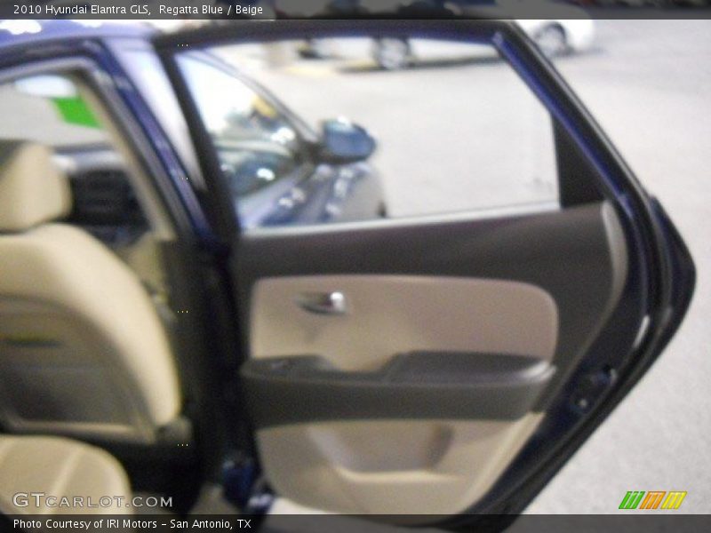Regatta Blue / Beige 2010 Hyundai Elantra GLS