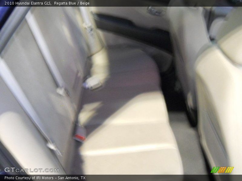 Regatta Blue / Beige 2010 Hyundai Elantra GLS