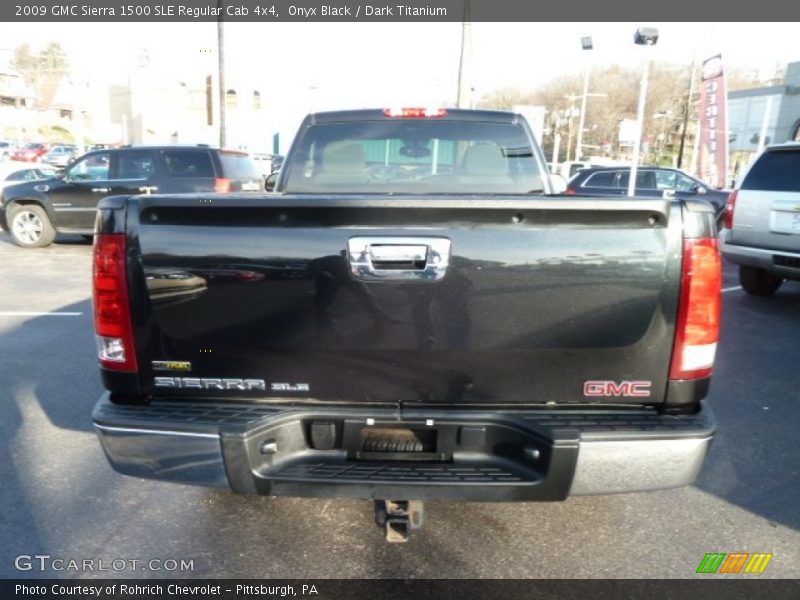 Onyx Black / Dark Titanium 2009 GMC Sierra 1500 SLE Regular Cab 4x4