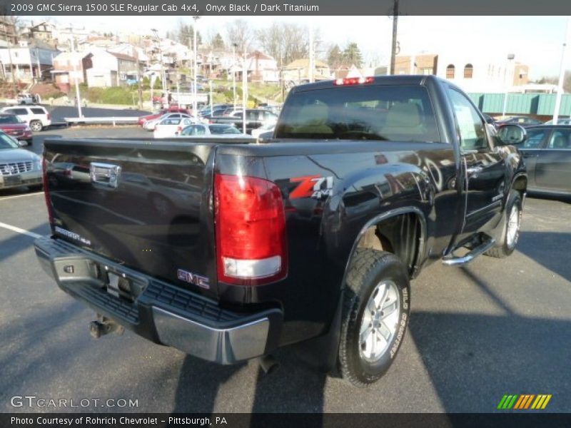 Onyx Black / Dark Titanium 2009 GMC Sierra 1500 SLE Regular Cab 4x4