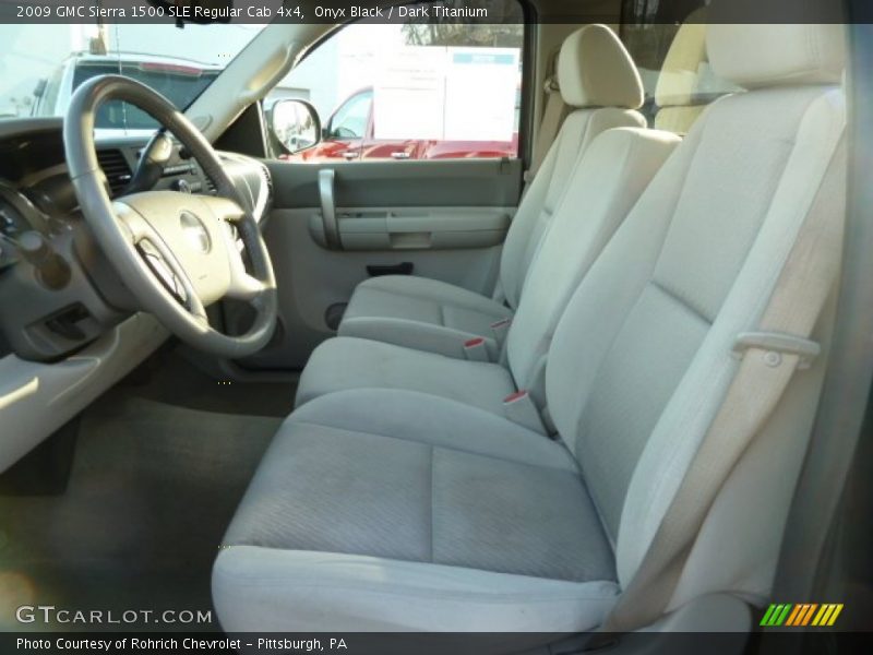 Onyx Black / Dark Titanium 2009 GMC Sierra 1500 SLE Regular Cab 4x4