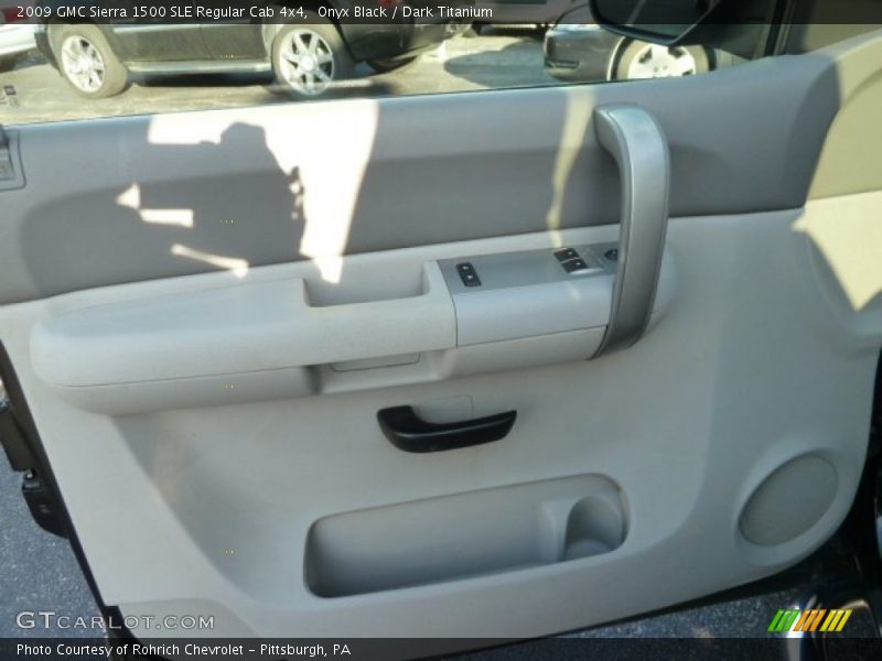 Onyx Black / Dark Titanium 2009 GMC Sierra 1500 SLE Regular Cab 4x4