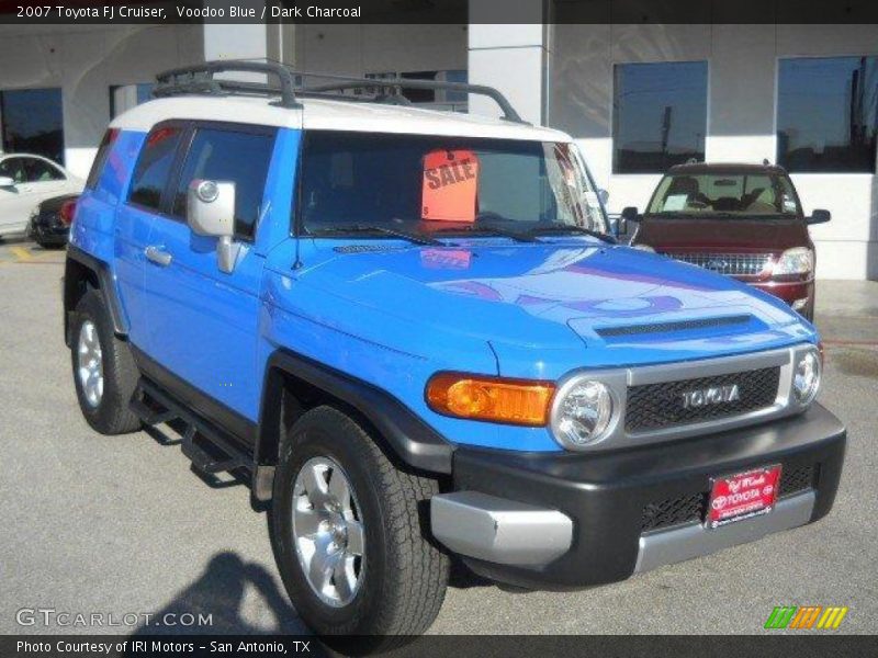 Voodoo Blue / Dark Charcoal 2007 Toyota FJ Cruiser