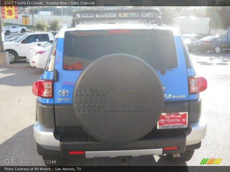 Voodoo Blue / Dark Charcoal 2007 Toyota FJ Cruiser