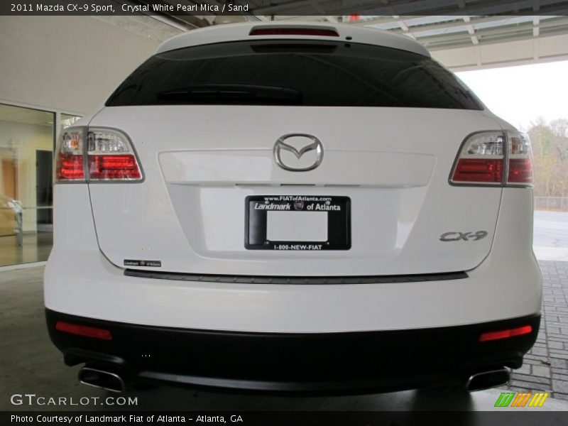 Crystal White Pearl Mica / Sand 2011 Mazda CX-9 Sport