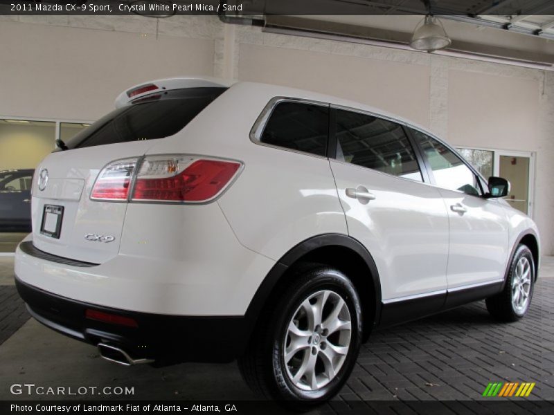 Crystal White Pearl Mica / Sand 2011 Mazda CX-9 Sport