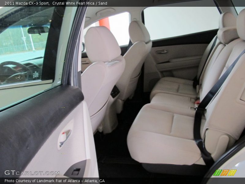 Crystal White Pearl Mica / Sand 2011 Mazda CX-9 Sport