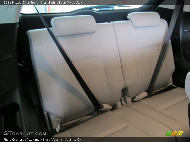 Crystal White Pearl Mica / Sand 2011 Mazda CX-9 Sport