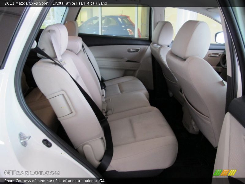 Crystal White Pearl Mica / Sand 2011 Mazda CX-9 Sport