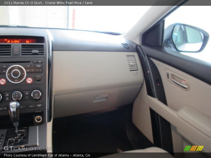 Crystal White Pearl Mica / Sand 2011 Mazda CX-9 Sport