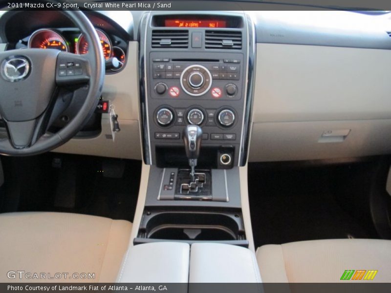 Crystal White Pearl Mica / Sand 2011 Mazda CX-9 Sport