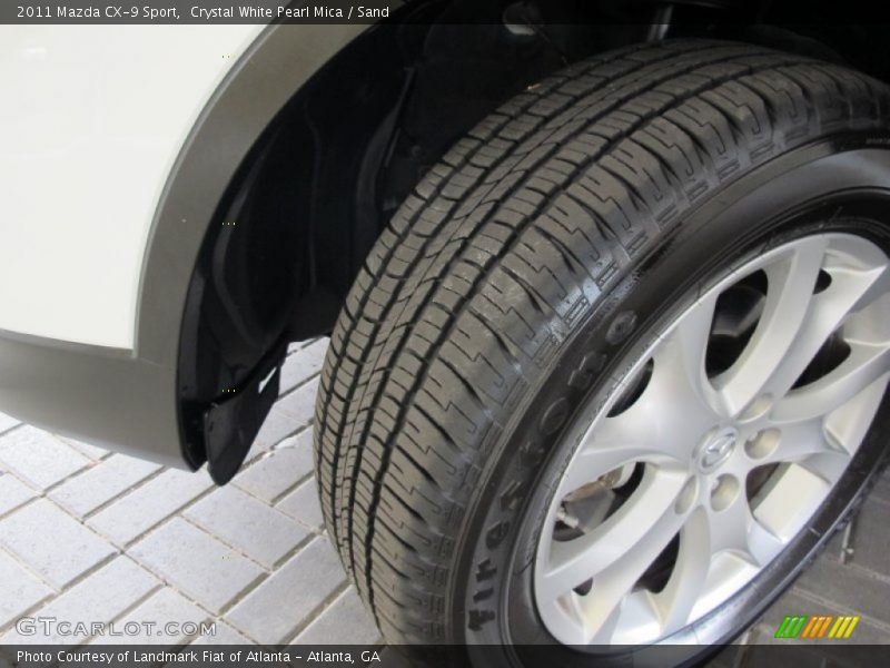 Crystal White Pearl Mica / Sand 2011 Mazda CX-9 Sport