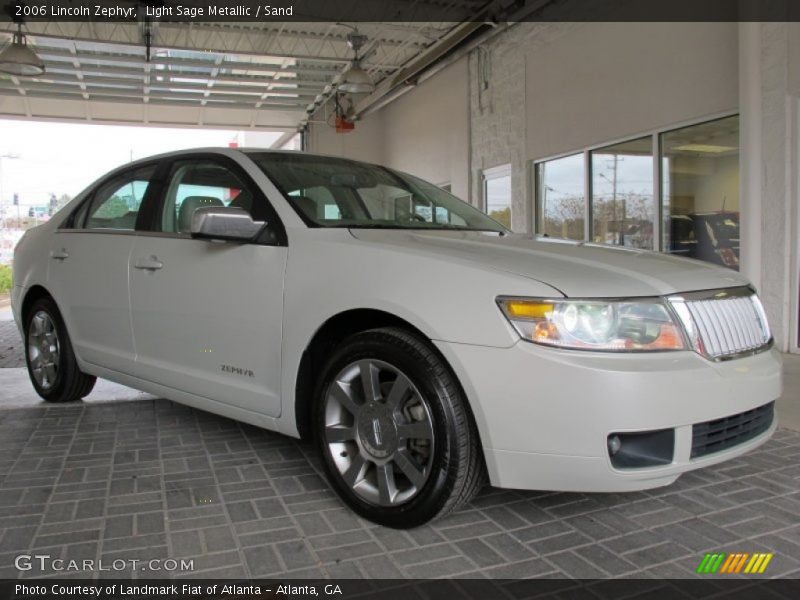 Light Sage Metallic / Sand 2006 Lincoln Zephyr