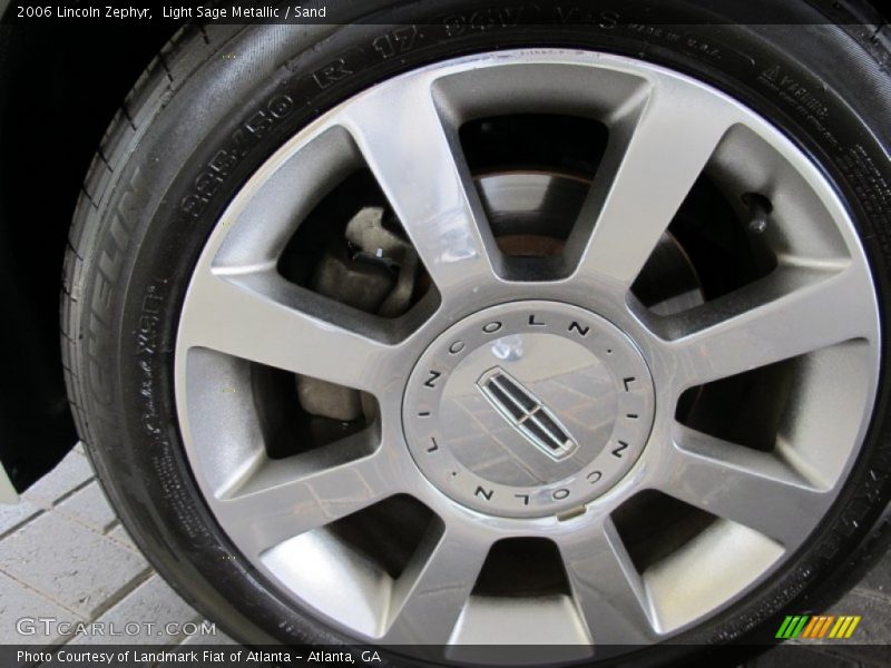 Light Sage Metallic / Sand 2006 Lincoln Zephyr
