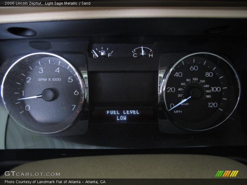 Light Sage Metallic / Sand 2006 Lincoln Zephyr