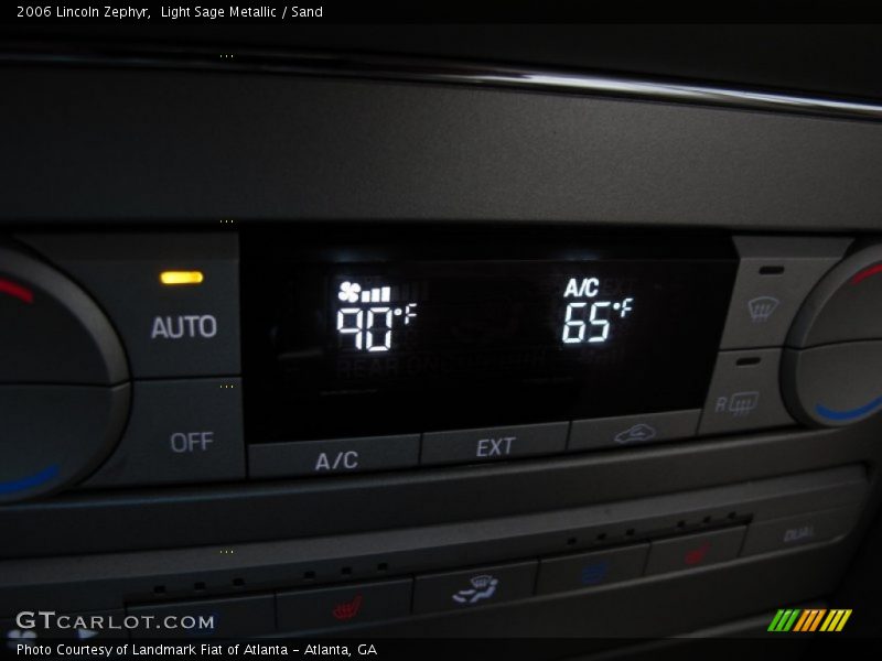 Light Sage Metallic / Sand 2006 Lincoln Zephyr