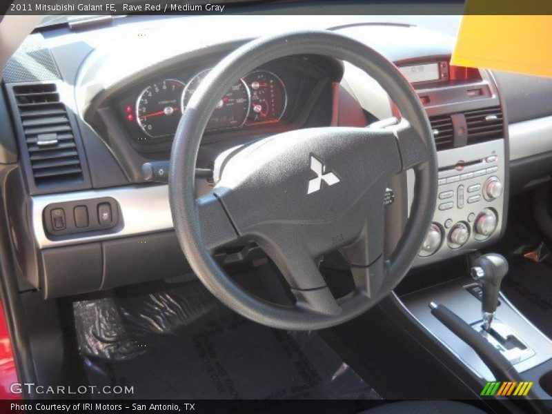 Rave Red / Medium Gray 2011 Mitsubishi Galant FE